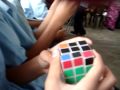 Mahathir Solving Rubik