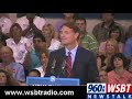 Sen. Evan Bayh introduces Barack Obama in Elkhart Indiana
