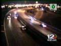 Caught on camera (police chase in wrong direction)