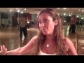 Anahi ensaiando para os shows no Brasil *-*