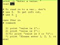 Intro To Korn Shell - Lesson 8b - \"case\" statement