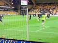WOLVES V SHEFFIELD WEDNESDAY WARMUP - FUNNY ELLIOT KICKS B..