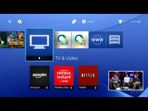 PlayStation 4 UI Walkthrough (Demo) - IGN Live