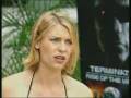 Claire danes talks about Terminator 3 Rise of the machines