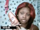dyed hair