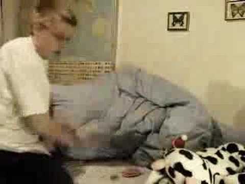 Angry German kid playing cards (slow ...