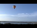 Pilot Pat Cannon flew his Hot Air Balloon 
