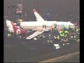 This is what happened in the dutch, an turkish airplane crashed near Schiphol (Amsterdam) around 30 minutes past 10. ------------- Nine dead in plane crash Schiphol Nine people died when the plane they were in crashed near Schiphol. Certainly 80 people were injured. Severe Six of the injuries are very serious condition, 25 others have 'proper' injuries. From 31 people, the nature of their injuries yet to be determined. The 80 injured have been transferred to eleven hospitals in the region. Crew Among the dead are at least three crew members. Several sources reported that two pilots of the aircraft would be deceased. The deputy mayor of Haarlemmermeer confirmed that yet. At this moment, the passenger list analyzed to clarify who exactly was on board. 128 passengers The accident happened around 10:30. A Boeing 737 of Turkish Airlines was en route from Istanbul to Amsterdam. On the plane were 128 passengers and seven crew members. Some 600 meters before the runway, the Mountain Course, crashed along the A9 to Rottepolderplein. Hospitals After the crash in a muddy field, the aircraft broke into three pieces. It did not flew on fire. The rescue was quickly underway. Wounded on stretchers were removed and tracked vehicles to ambulances. They were in various hospitals in the region absorbed. CAUSE What is the cause of the crash is still unknown. Experts do investigations after. Even Mr. Pieter van Vollenhoven of the Council for Road Safety is on the ground. Turkish Airlines is <b>...</b>