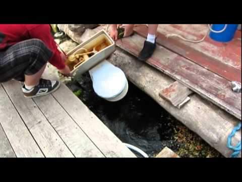 how to unclog a crane toilet