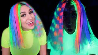 Download Dying My Hair Rainbow Striped Uv Hair Dye Mp3
