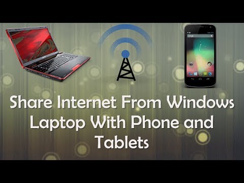 how to connect internet of mobile to laptop