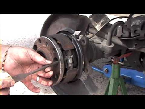 how to adjust handbrake on mercedes c class