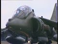 Piloting a Harrier Jet.