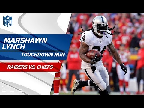 Video: Marshawn Lynch Breaks Big Tackle to Take in the TD vs. KC! | Raiders vs. Chiefs | NFL Wk 14