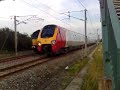 Virgin Train passing class 47 Virgin Train passing class 47