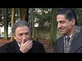 michel drucker en visite sur le tournage de la fiction 