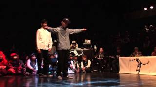 So-ki☆ & Yuta (ZEN) vs Cgeo & SO (temporaly) – JUSTE DEBOUT JAPAN 2016 POP BEST4 (Another angle)