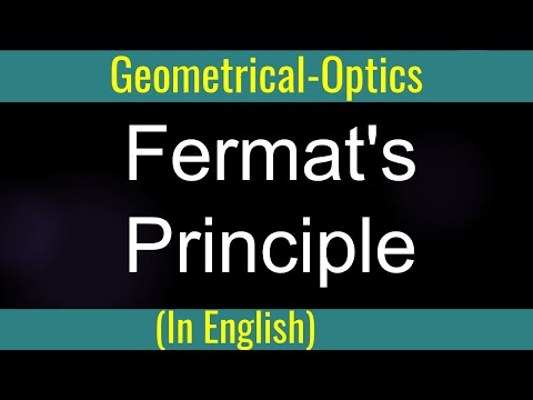 how to prove fermat's principle