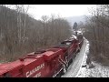 CP train #258 in Winter