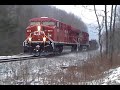 CP train #258 in Winter