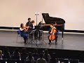 Eon Trio plays Shostakovich Trio No.2 1st mvt.