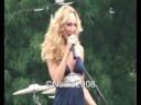 Charlotte Perelli - Hero live at an outside concert in Belgrade