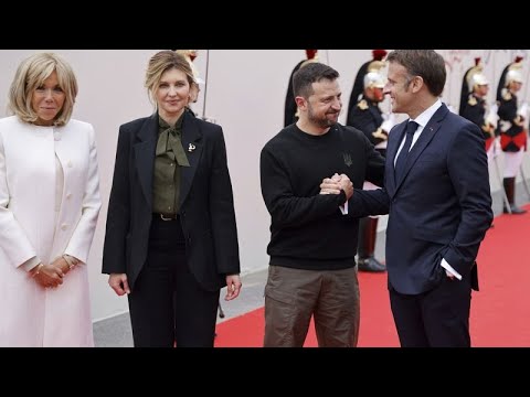 Frankreich/Ukraine: Präsident Emmanuel Macron kündigt ...