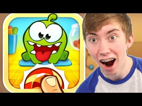 OM NOM: CANDY FLICK (iPad Gameplay Video)