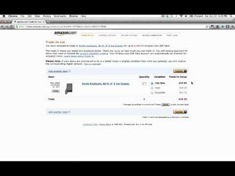 how to trade in at amazon
