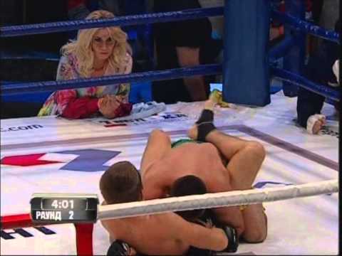 Mother Of MMA Fighter Slaps Her Son Around After He Loses By TKO