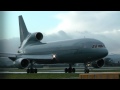 RAF Tristar ZE706 visits Glasgow Airport