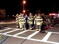Nanuet Fire Dept Extrication At Overturned Auto