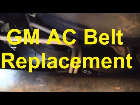 how to replace ac belt on yukon