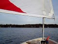 P1010904 SNARK sail w dog 11 9 09 lakwh