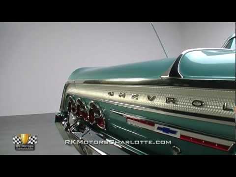 Corvette Stingray Mileage on Azure Aqua Poly 1964 Chevrolet Impala Ss Rk Motors Charlotte