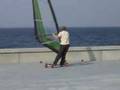 Street windsurfing