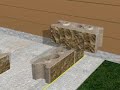 How to build a  Patio  Enclosure with seating walls for an add