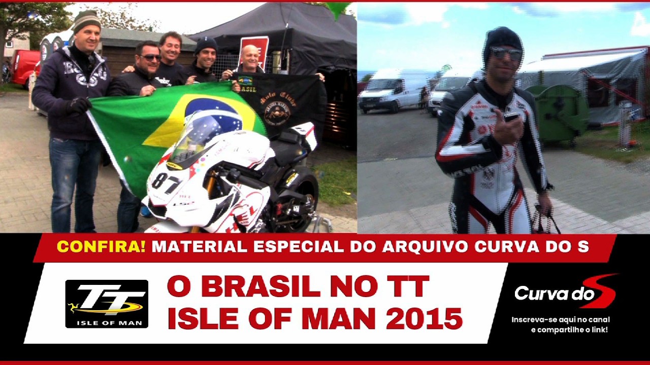 TT ISLE OF MAN 2015 - Curva do S no Discovery Turbo - Brasileiro Rafael Paschoalin