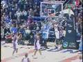 Carmelo Anthony with the huge slam over Skinner!