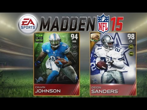 Madden 15 Ultimate Team - A New ERA! Huge Lineup Update! Deion Sanders, Megatron & More! MUT 15