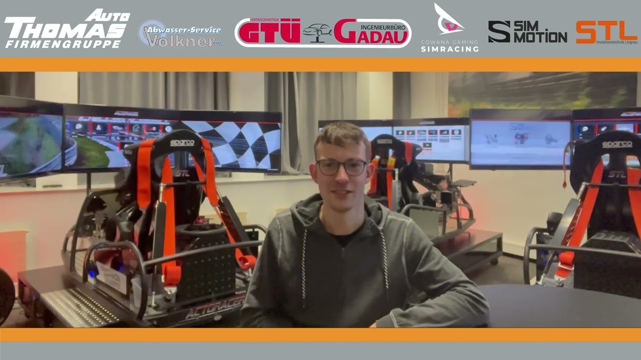 ABA eSports Masters Fahrervorstellung Sebastian Deck Team Simracing Fuchs