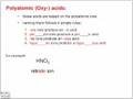 Oxy-Acids and Bases Nomenclature