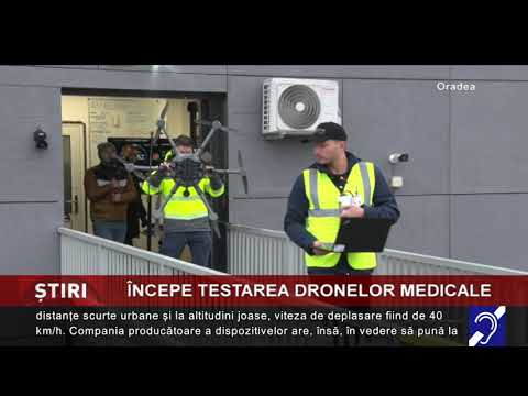 Începe testarea dronelor medicale