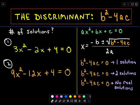 video-linktoworks-Using the Discriminant for Quadratic Equations