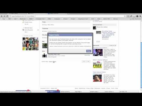 how to sync fb events with google calendar