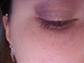 tutorial : maquillage jaune et violet