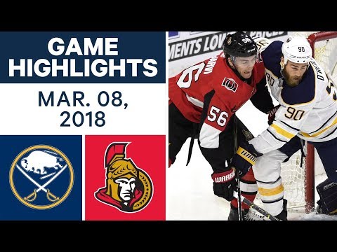 Video: NHL Game Highlights | Sabres vs. Senators - Mar. 08, 2018