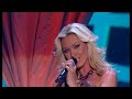 jessica anderssons bidrag kalla n�tter i melodifestivalens delt�vling i telenor arena karlskrona 2006.