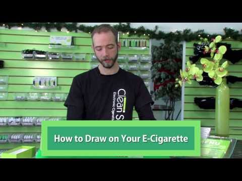 how to draw on an e cig