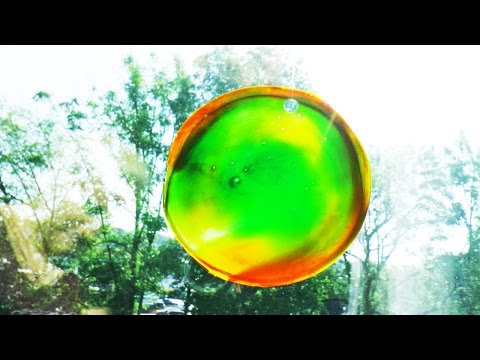 Sonnenfänger aus Klebstoff basteln | tolles Farbenspiel als Fensterbild | Basteln für den Sommer